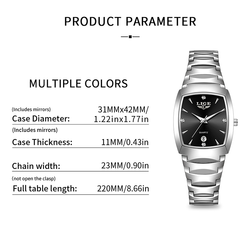LIGE Watch women Business Luxu - Luxury Watch Box recensione e prezzo