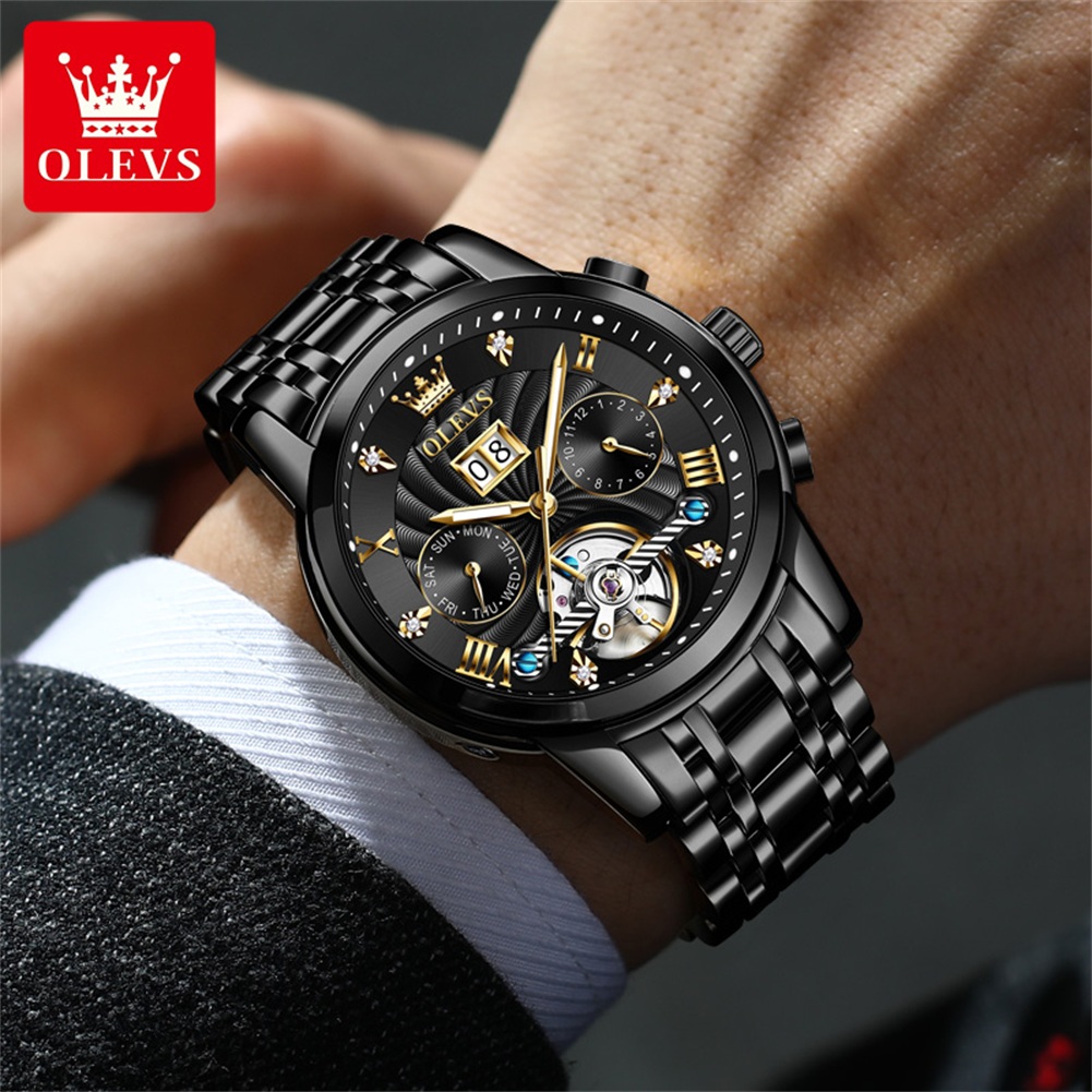 OLEVS Classic Men's Watches To - Automatic Pilot Watch recensione e prezzo