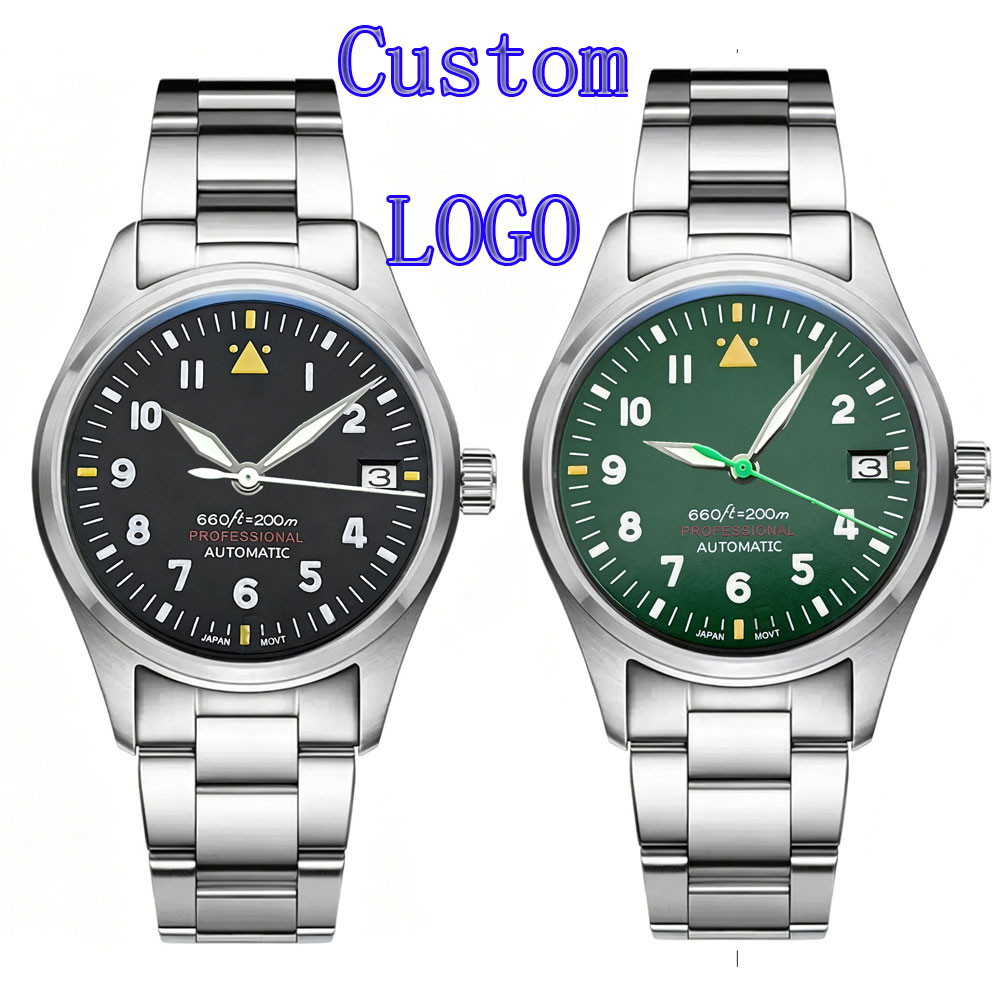 Custom LOGO 36mm 39mm Pilot Wa - Automatic Pilot Watch recensione e prezzo