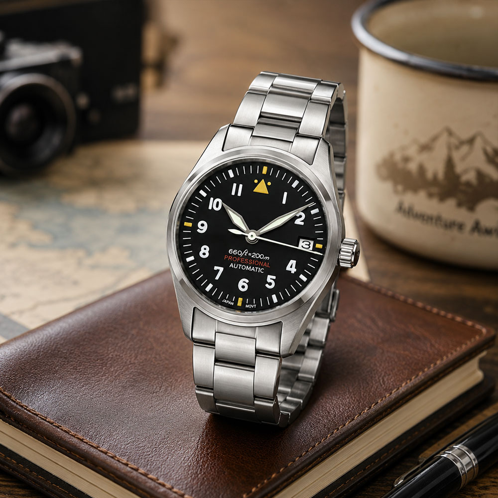 Custom LOGO 36mm 39mm Pilot Wa - Automatic Pilot Watch recensione e prezzo