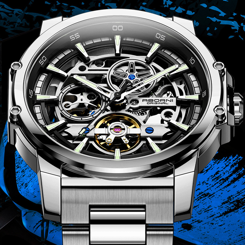 ABORNI 9039 Unique Design Skel - Automatic Pilot Watch recensione e prezzo