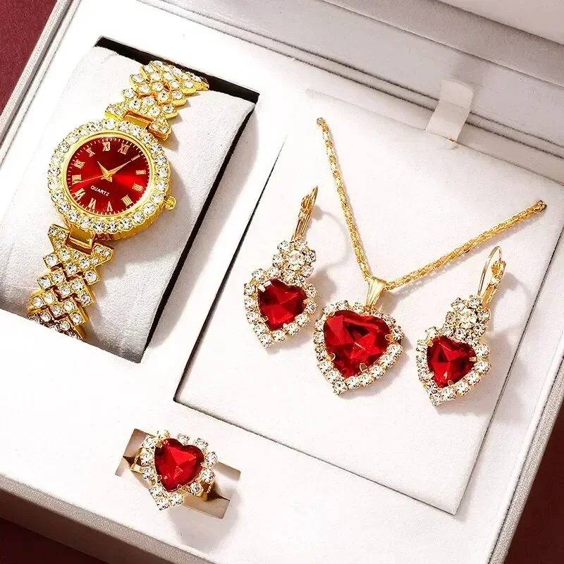 Golden Luxury Watch Women Ring - Luxury Watch Kit recensione e prezzo