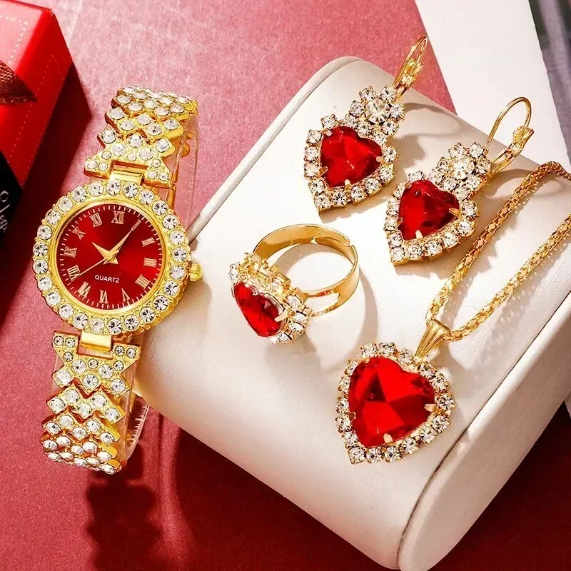 Golden Luxury Watch Women Ring - Luxury Watch Kit recensione e prezzo