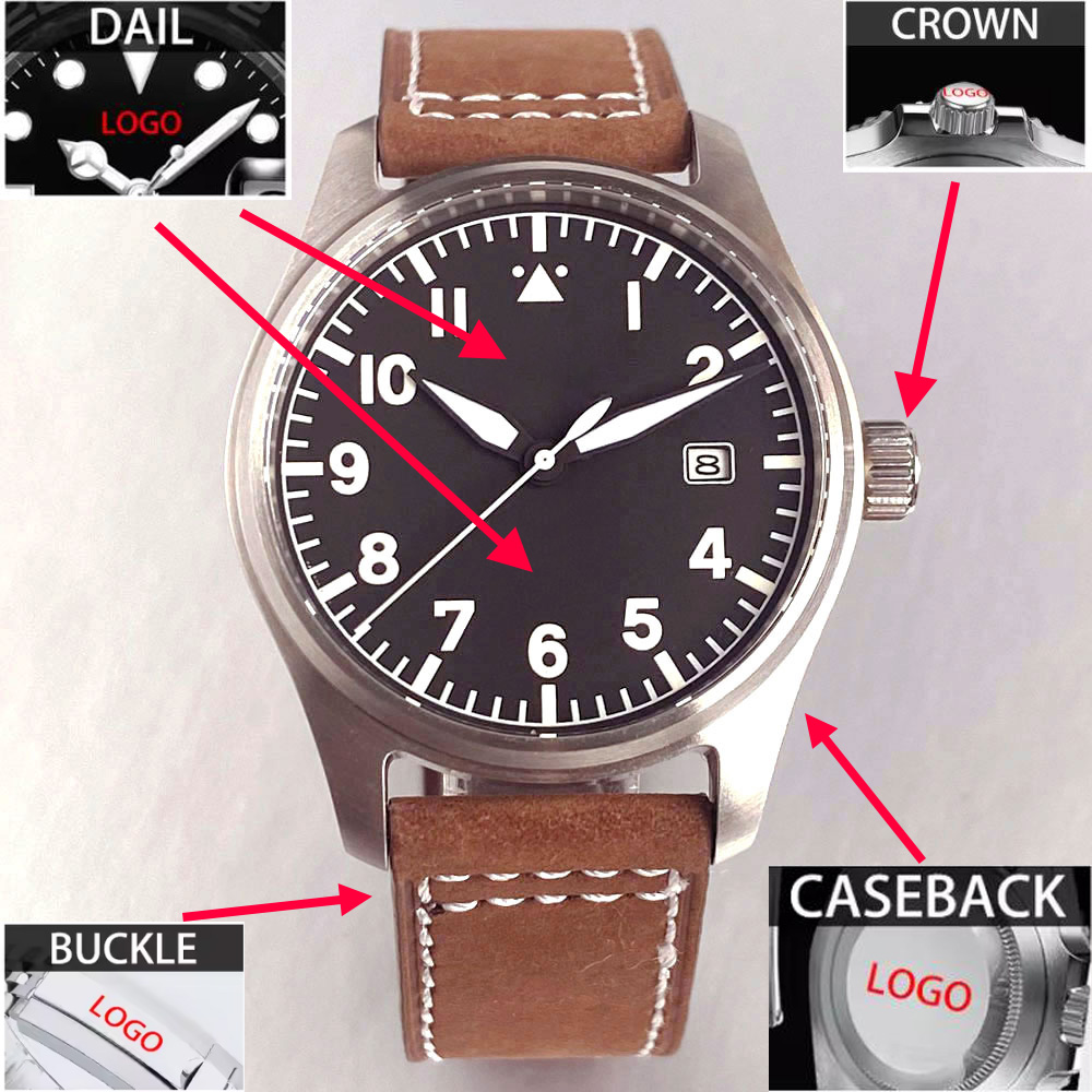 Customized 39mm Classic Pilot  - Automatic Pilot Watch recensione e prezzo