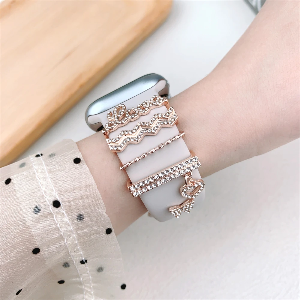 Decoration Ring For Apple watc - Luxury Watch Apple Bands recensione e prezzo