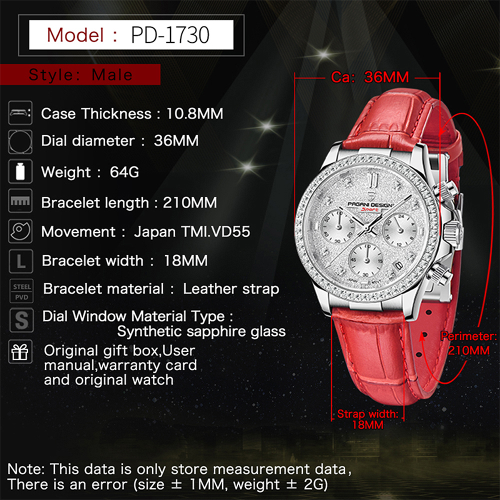 PAGANI DESIGN 1730 Fashion Mul - Luxury Watch Box recensione e prezzo