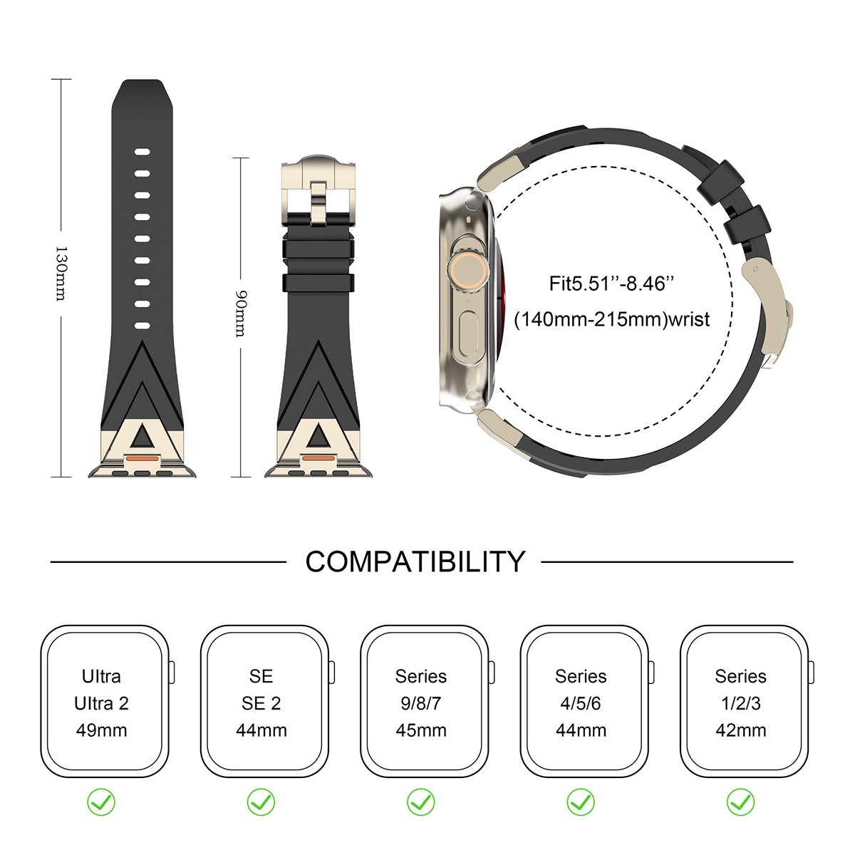 For Apple Watch Band Silicone  - Luxury Watch Apple Bands recensione e prezzo