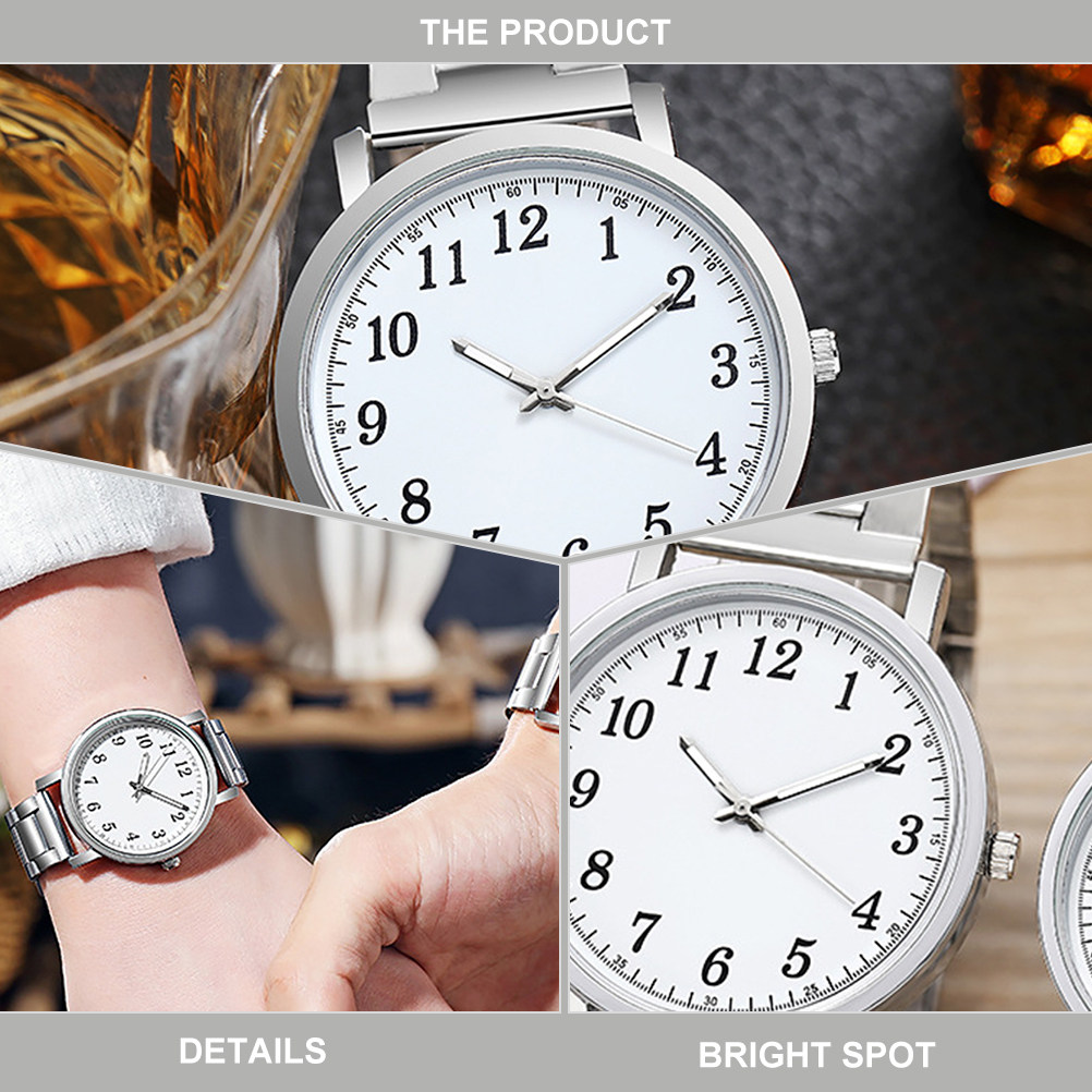 2Pcs Silver Couple Watches Ski - Luxury Watch White recensione e prezzo