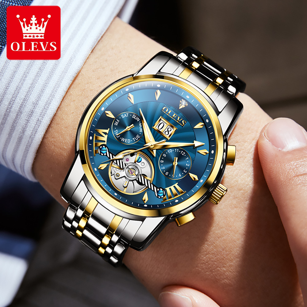 OLEVS Men Watches Luxury Fashi - Luxury Watch Straps recensione e prezzo