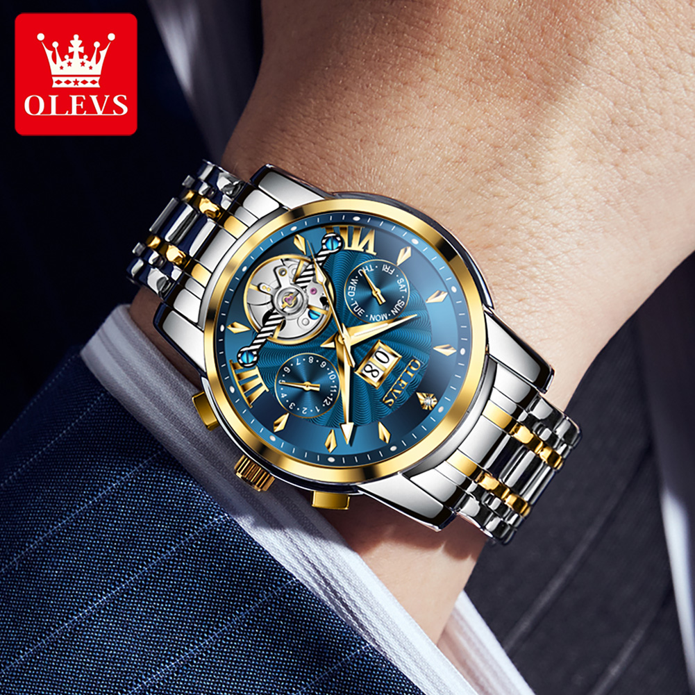 OLEVS Men Watches Luxury Fashi - Luxury Watch Straps recensione e prezzo
