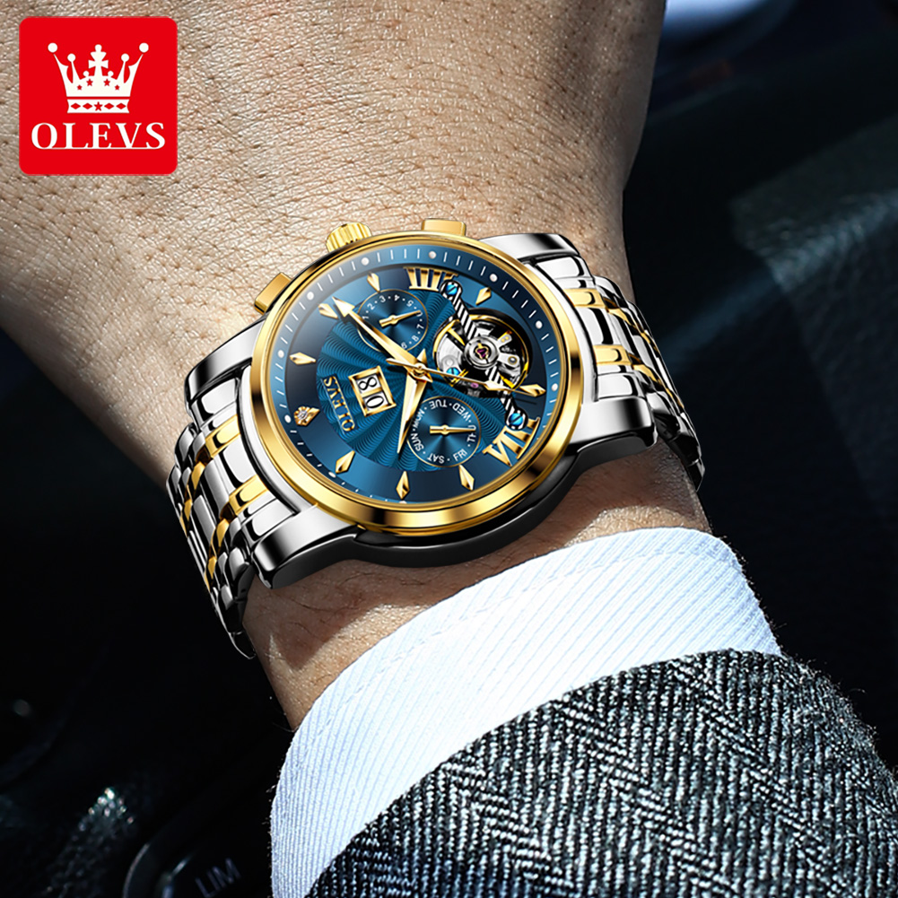 OLEVS Men Watches Luxury Fashi - Luxury Watch Straps recensione e prezzo