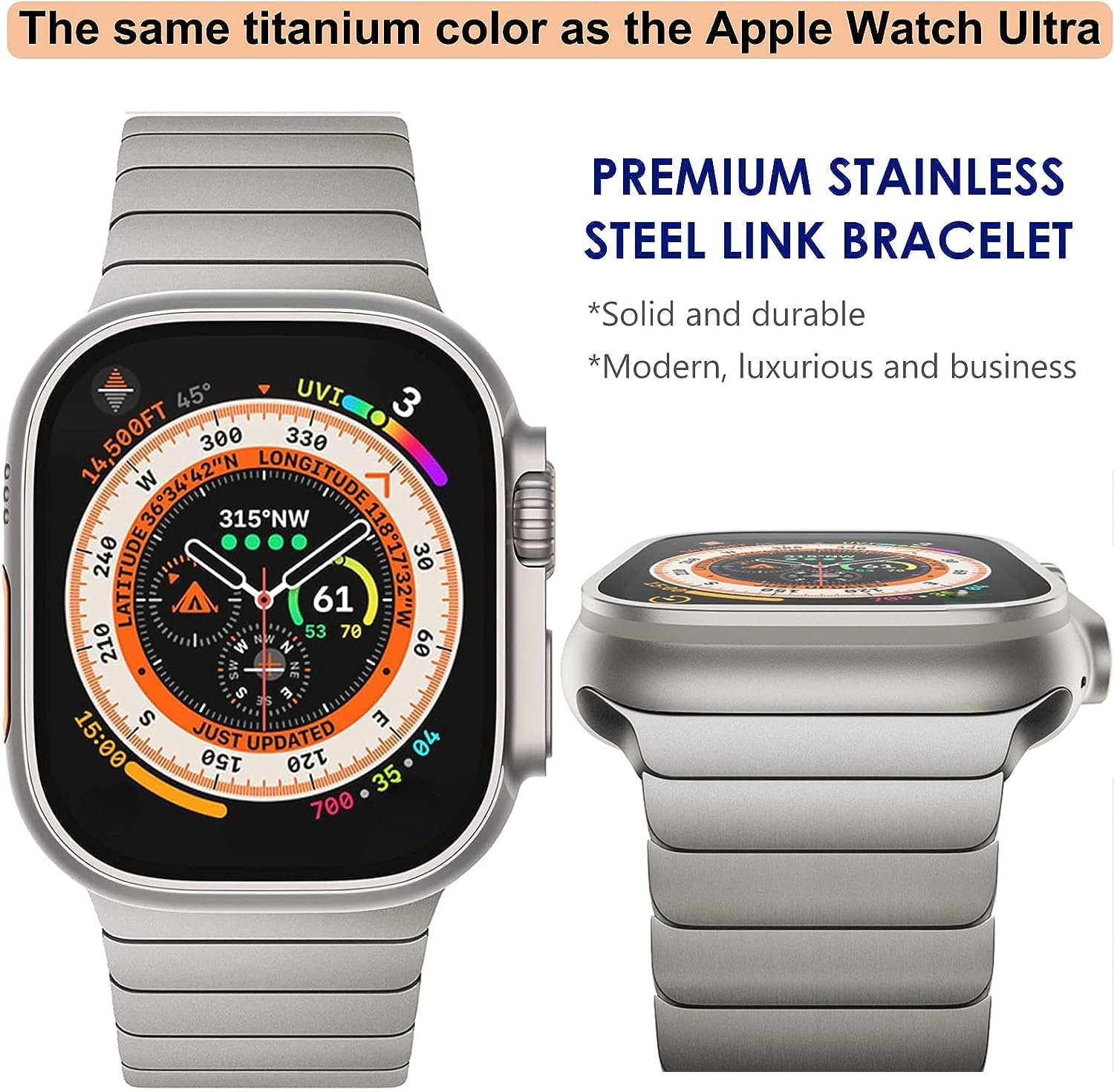 Ultra 3 2 Titanium Color For A - Luxury Watch Apple Bands recensione e prezzo