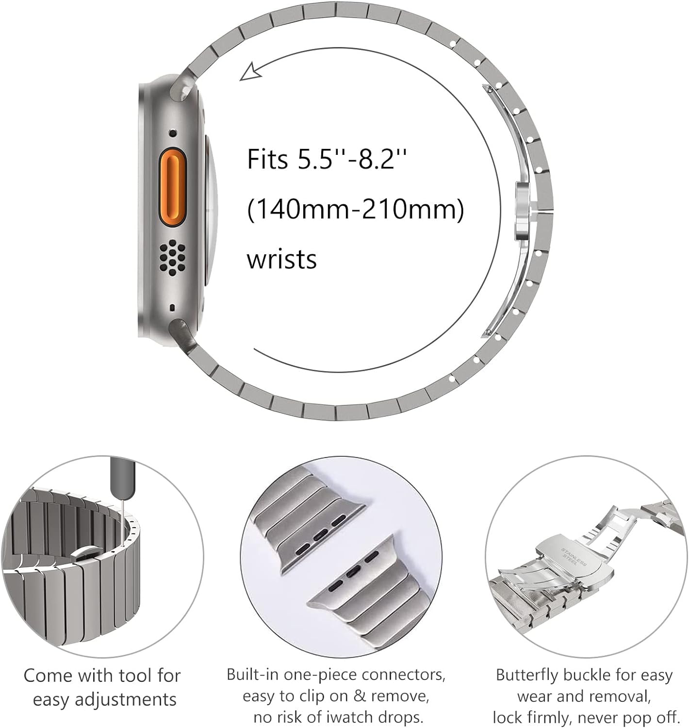 Ultra 3 2 Titanium Color For A - Luxury Watch Apple Bands recensione e prezzo