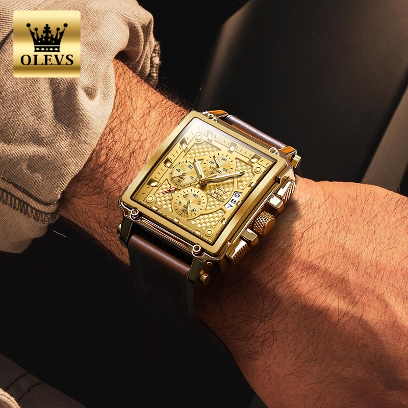 OLEVS brand mens watches water - Luxury Watch Straps recensione e prezzo