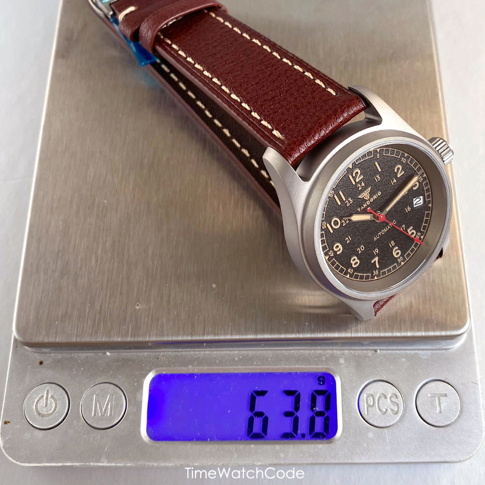 Customized Watch Titanium NH35 - Automatic Pilot Watch recensione e prezzo