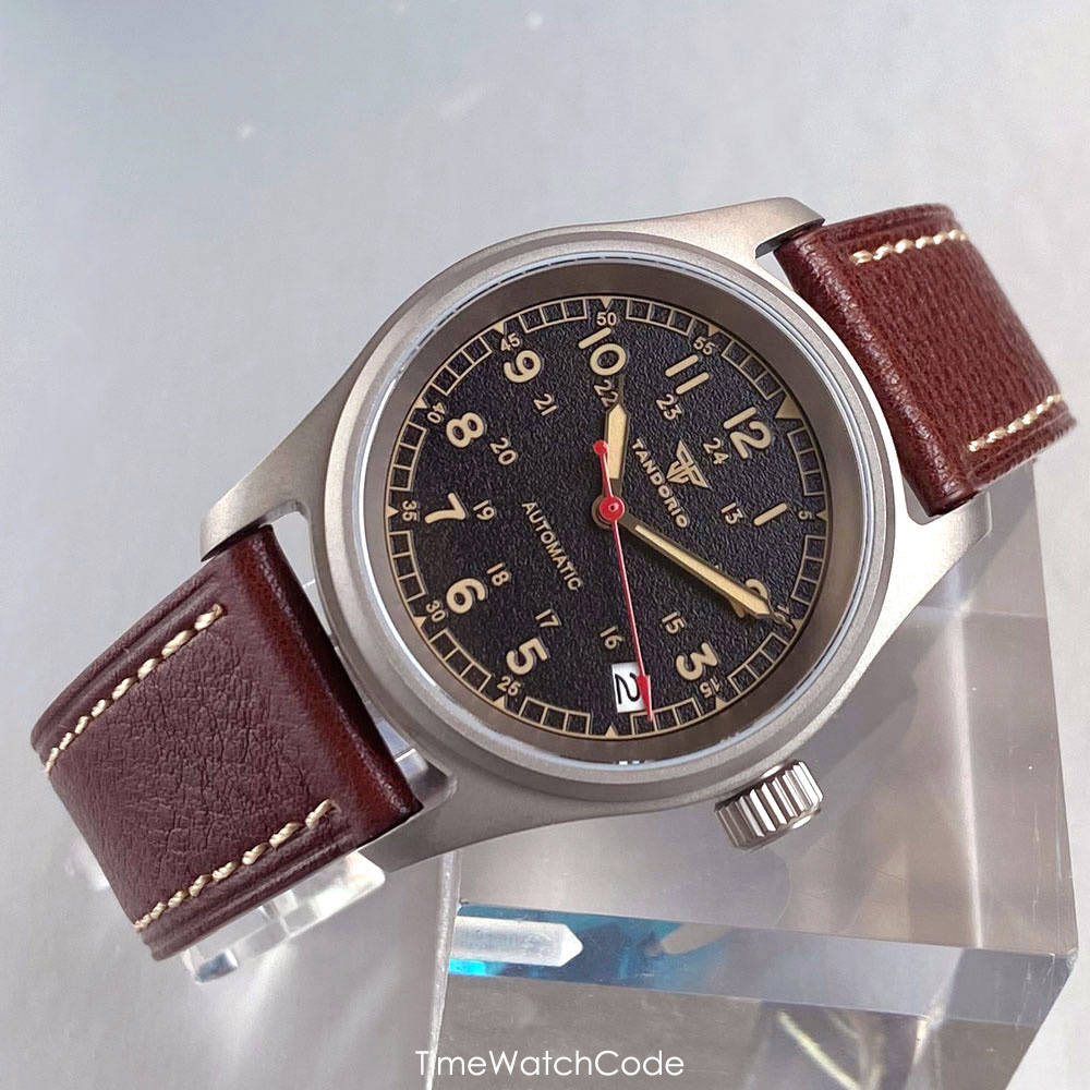 Customized Watch Titanium NH35 - Automatic Pilot Watch recensione e prezzo